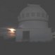 telescope and moon